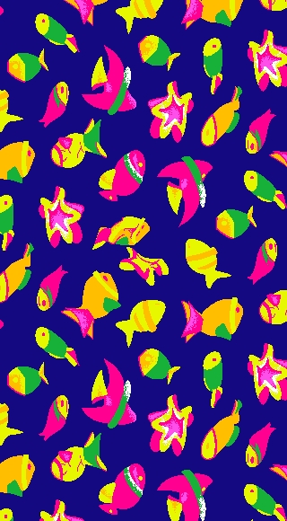 zwh 鱼 海星 五角星-卡通, 热带,泳装, 童装, 睡衣, 包包-图来旺