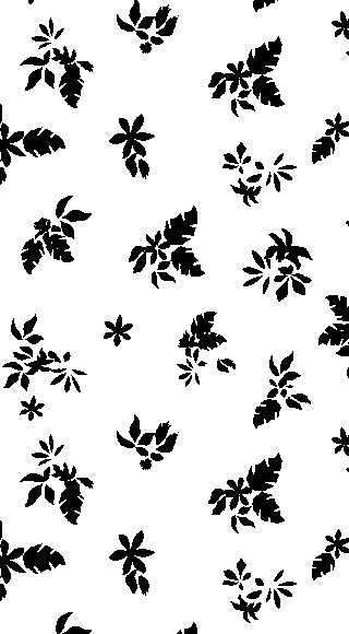 zwh 花 叶 黑白-传统花型, 花卉,睡衣, 墙纸墙布, 其他类别-图来旺